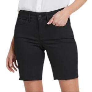 NYDJ Black Ella Denim Shorts - Size 12